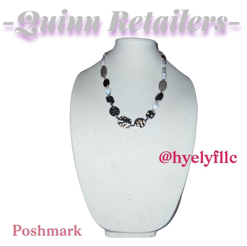 Charming Charlie Silver Hypo Allergenic necklace